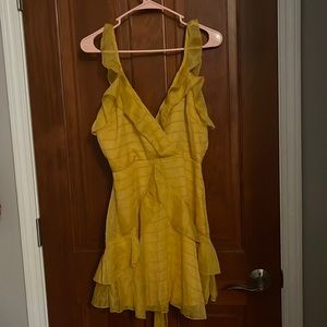 Women’s yellow dress